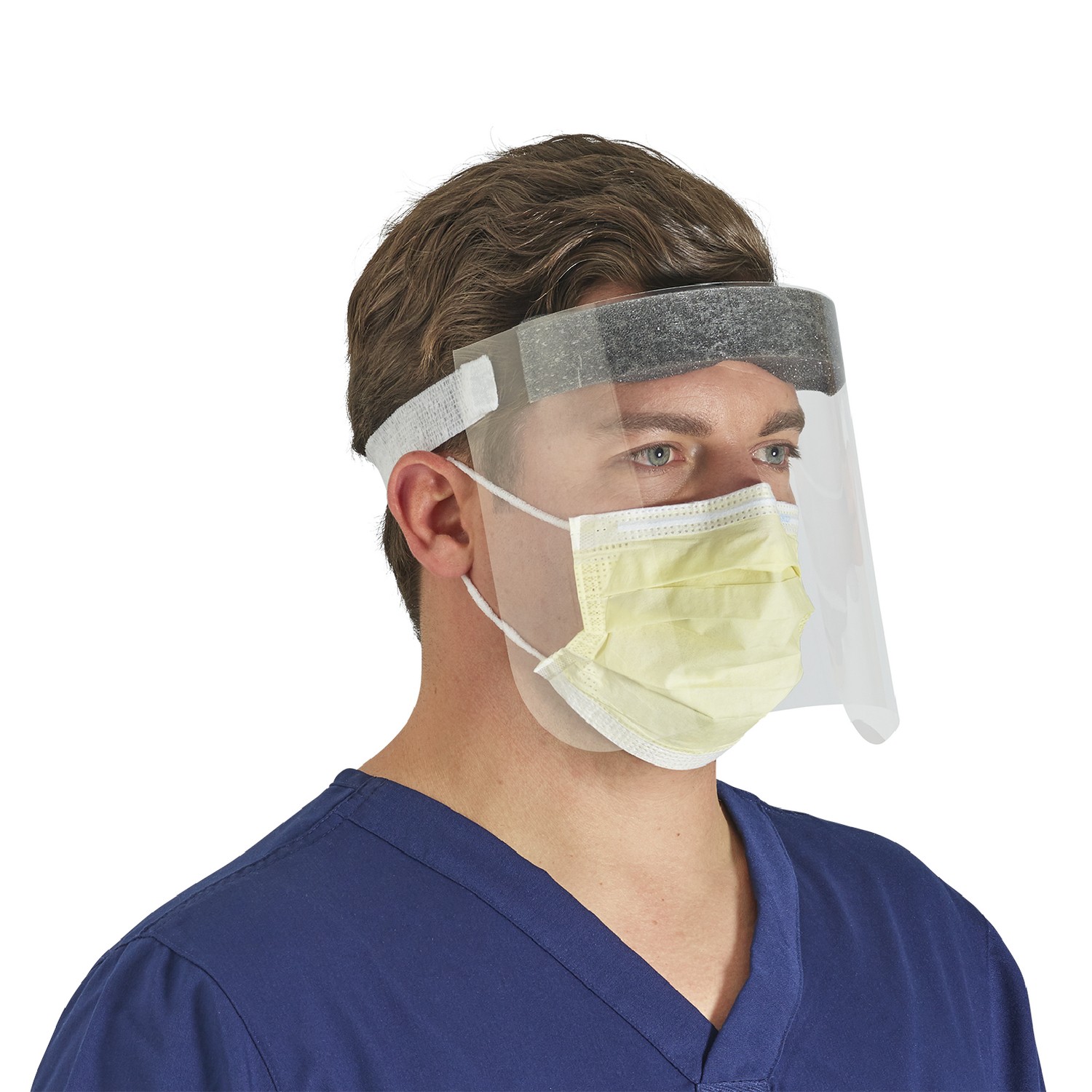 41205 Halyard® Anti-Fog 3/4 Full Face Shields -